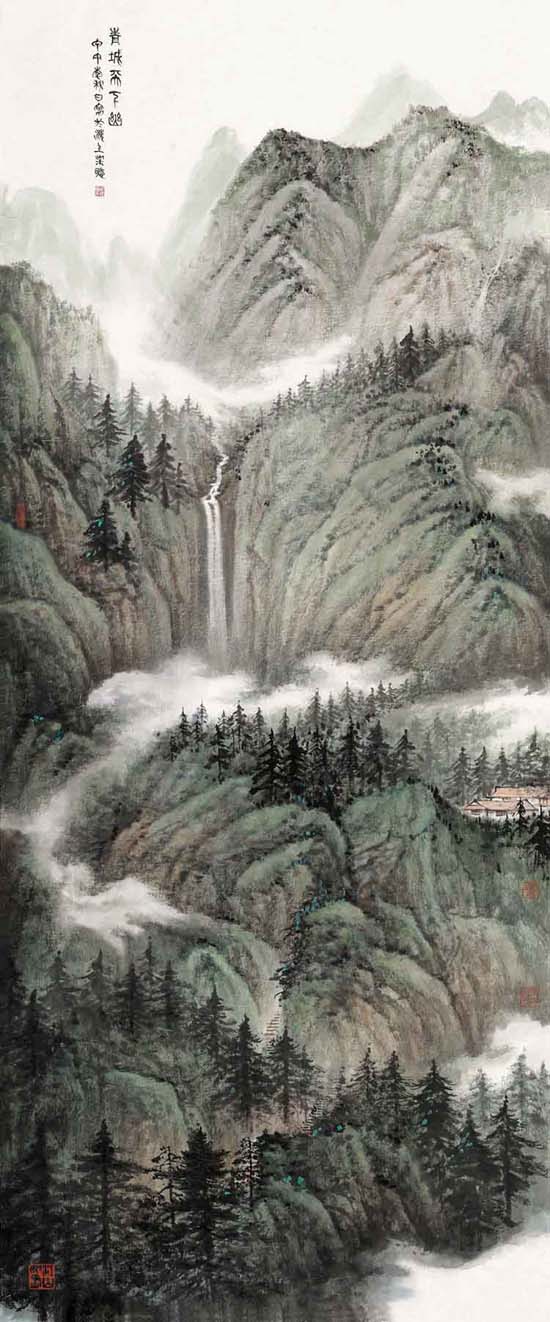 青城天下幽 136x67cm 2014年