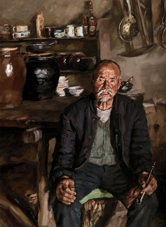 大山门人家 130x95cm 2015年