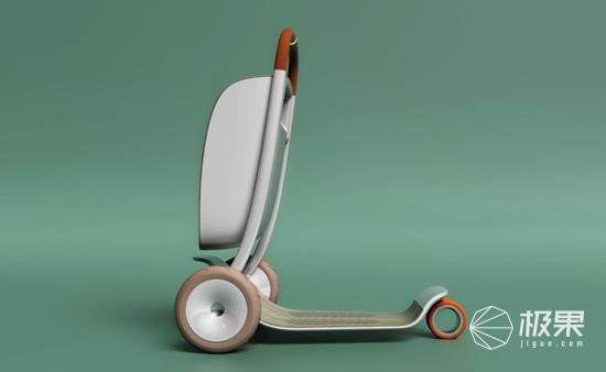 专为老年人设计的滑板车,外观时尚使用安全 专为老年人设计的滑板车,外观时尚使用安全