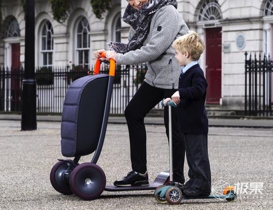 专为老年人设计的滑板车,外观时尚使用安全 专为老年人设计的滑板车,外观时尚使用安全
