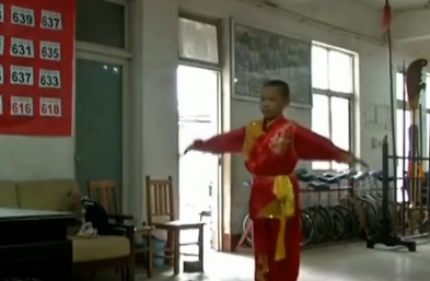 王俊涛准备练功